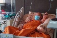 Buya Syafii Maarif di Rumah Sakit PKU Muhammadiyah Gamping, Yogyakarta. Foto: TRIBUNNEWS