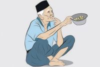 Ilustrasi pengemis. Foto: Istimewa