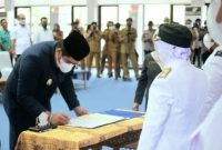 20 ASN dilantik jadi Penjabat Kepala Desa di Bintan. Foto: ANTARA