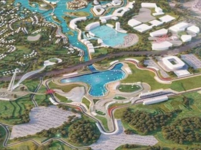 Bintan International Circuit untuk gelaran balap mobil Formula1 diproyeksikan akan menjadi sebuah sirkuit dengan konsep hijau sebab berdekatan dengan wilayah konservasi hutan bakau yang ada di Lagoi. Pemerintah menargetkan merehabilitasi 34.000 hektare hutan mangrove hingga 2024. Foto: Humas Pemprov Kepri