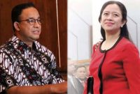 Anies Baswedan dan Puan Maharani. Foto: Istimewa 