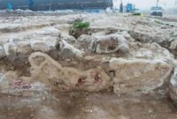 Situs salah satu masjid tertua di dunia yang ditemukan di Rahat, Negev, Israel. Posisi bangunan ini menghadap ke arah Makkah, Arab Saudi. Foto/Assaf Peretz/IAA