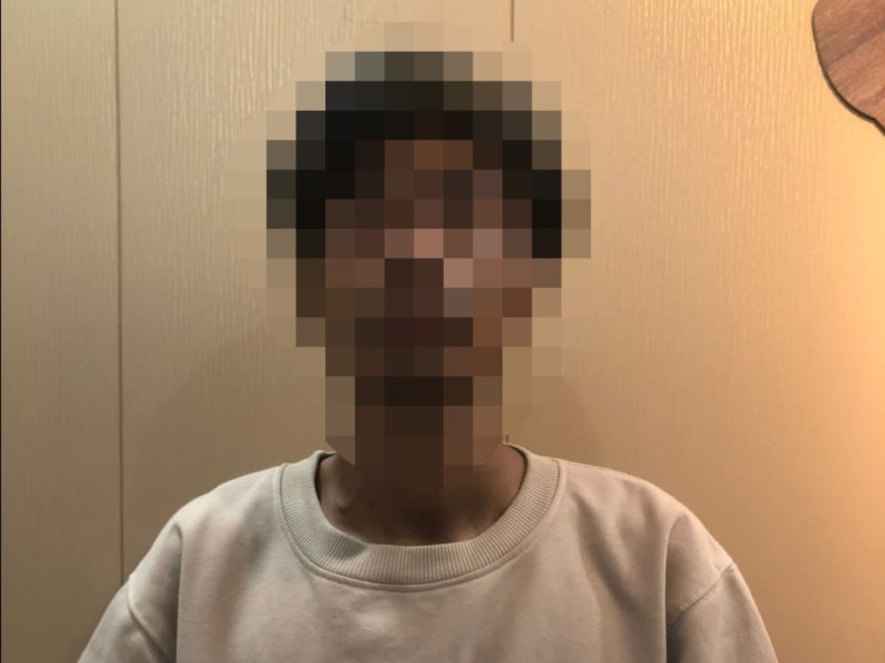 Pelaku yang diamankan. Foto: Humas BC Batam 