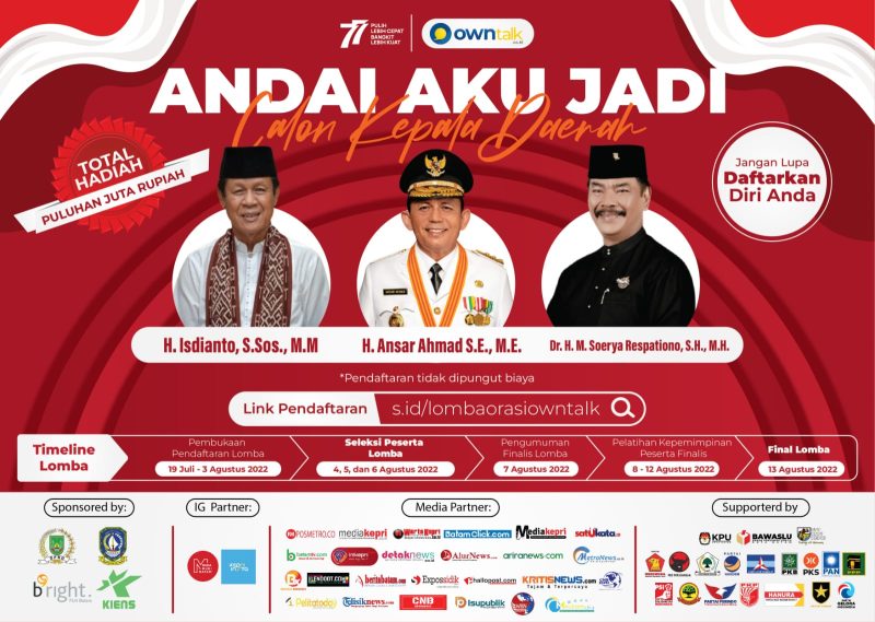 Lomba Orasi Bertemakan 'Andai Aku Jadi Calon Kepala Daerah'. Foto: OWNTALK.CO.ID