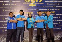 Pengurus DPD KNPI Kepri dan tokoh pemuda Kepri yang duduk di DPP KNPI. Foto: Istimewa 