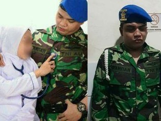 TNI gadungan tipu perawat. Foto: Istimewa 