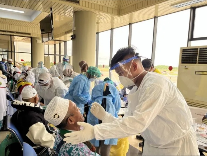 Seorang Jamaah Haji Asal Bintan Positif COVID-19. Foto: ANTARA 