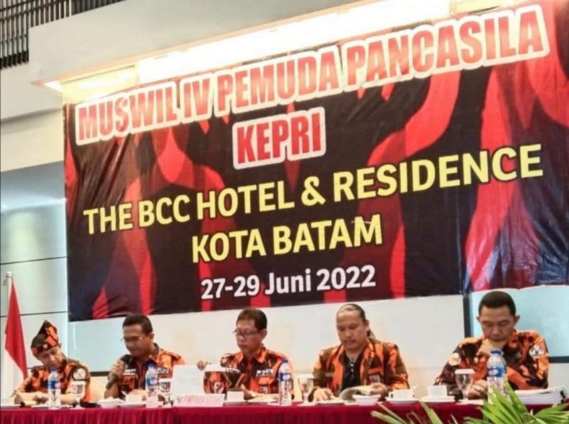 Musyawarah Wilayah (Muswil) ke-IV Pemuda Pancasila Kepri. Foto: Istimewa 