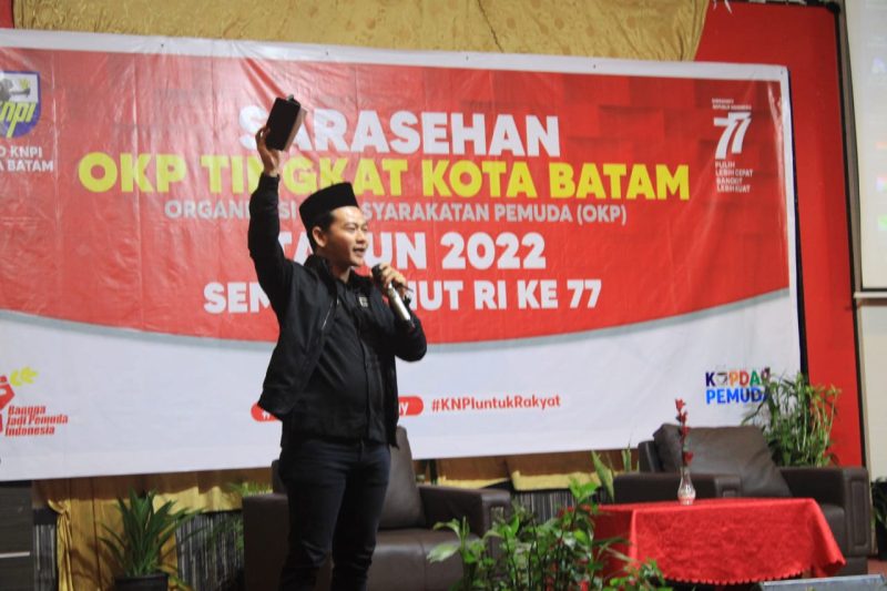 Ketua panitia pelaksana sarasehan Kurnia Fajrison. Foto: INIKEPRI.COM
