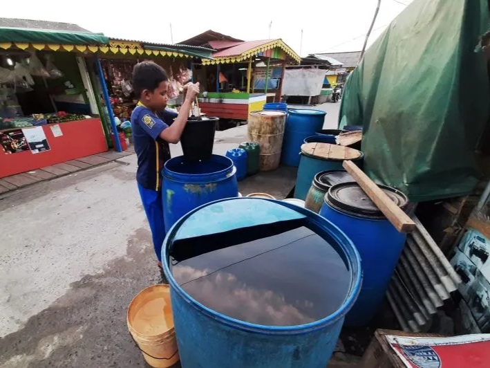 Pemko Tanjungpinang Gencarkan Setop BAB Sembarangan. Foto: ANTARA