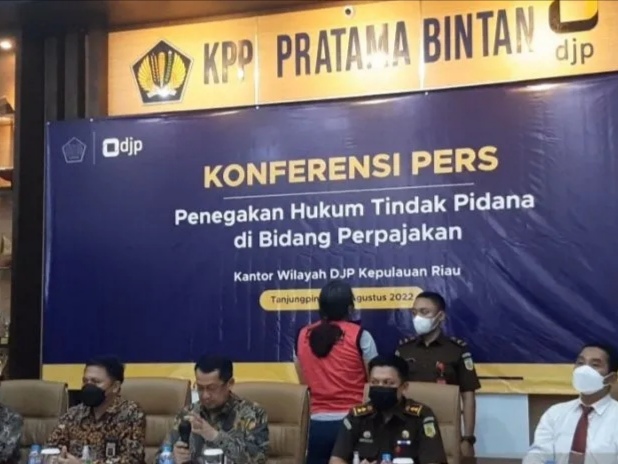 Kanwil DJP Kepri Menyelesaikan Penyidikan Satu Tersangka Pidana Pajak. Foto: ANTARA
