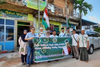 Allhastag Trading menyalurkan santunan ke anak yatim piatu ke tiga lokasi sekaligus, yaitu: Pondok Pesantren Alam Attaqi Modern (Pattern) di Pulau Setokok Barelang, Panti Asuhan Cahaya Hidayah di komplek perumahan Laguna Kecamatan Sagulung, dan di sekitar Masjid Babussalam Perumahan Puri Kharisma Indah Sagulung, Kota Batam. Foto: INIKEPRI.COM