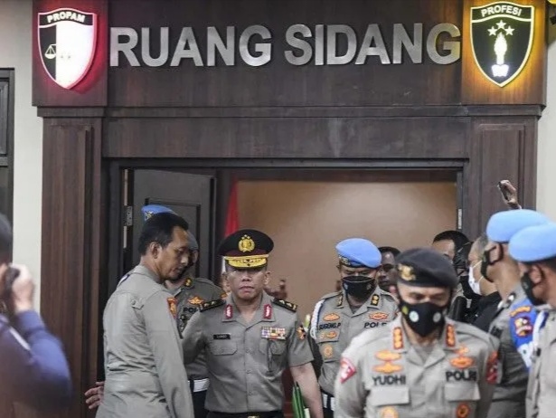 Polri Pecat Ferdy Sambo Secara Tidak Hormat. Foto: ANTARA