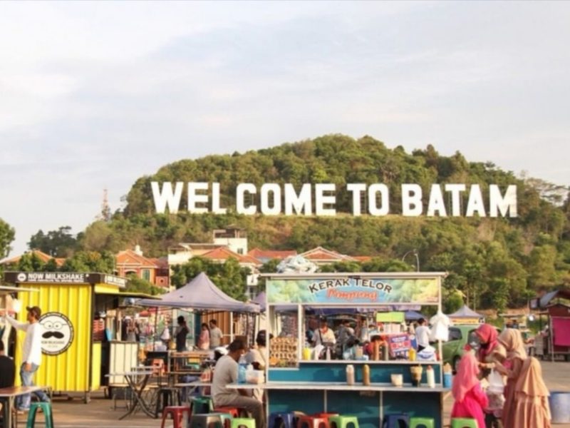 Lapak UMKM di Landmark Welcome To Batam. Foto:INIKEPRI.COM 