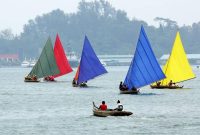Lomba Sampan Layar. Foto: Istimewa 