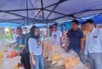 Fungsionaris DPW GARPU Kepri Adakan Sambang Pekan ke Pasar Kaget Merlion. Foto: INIKEPRI.COM 
