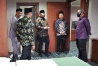 Menteri Agama (Menag) Yaqut Cholil Qoumas meninjau PIH Hotel Batam. Foto: Istimewa 