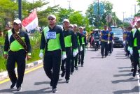 2.684 Peserta Meriahkan Gerak Jalan Proklamasi 17 Kilometer di Tanjungpinang. Foto: Istimewa