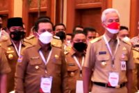 Gubernur Kepulauan Riau H. Ansar Ahmad saat menghadiri pengarahan Presiden Republik Indonesia. Foto: Istimewa 