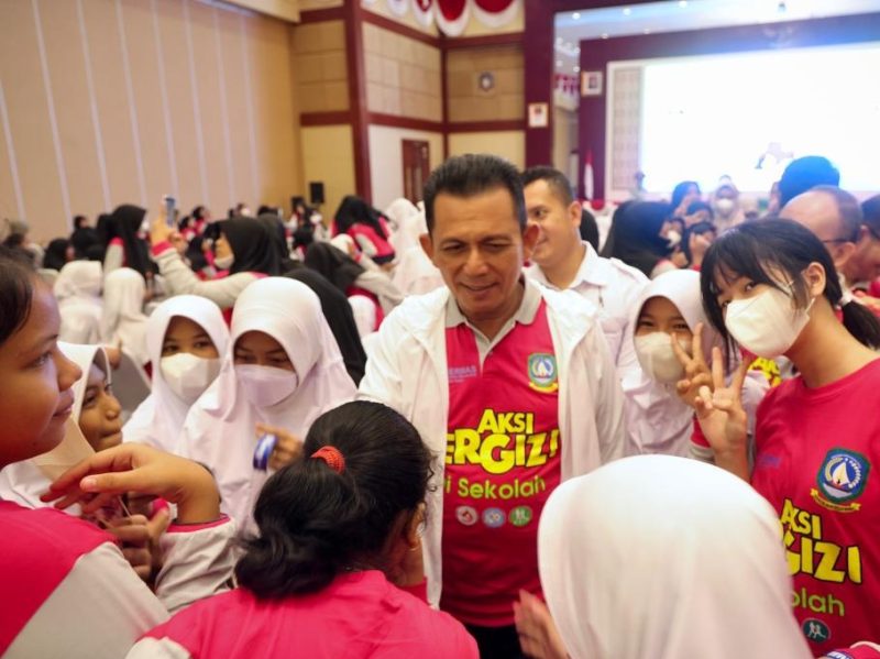 Gerakan Nasional Aksi Bergizi digelar di Aula Wan Seri Beni, Dompak, Tanjungpinang. Foto: Diskominfo Kepri 