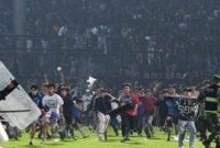 Kerusuhan di Stadion Kanjuruhan Malang. Foto:, Istimewa 
