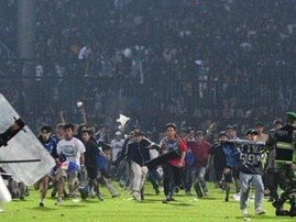 Kerusuhan di Stadion Kanjuruhan Malang. Foto:, Istimewa 