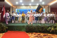 Pengurus Ikatan Keluarga Rokan Hilir (IKROHIL) Kota Batam periode 2022-2027 secara resmi dilantik Wakil Bupati Rokan Hilir Sulaiman. Foto: INIKEPRI.COM