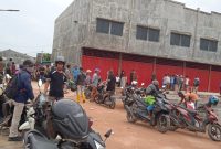 Warga Sei Nayon Tolak pemagaran oleh pihak perusahaan. Foto: warga untuk INIKEPRI.COM 