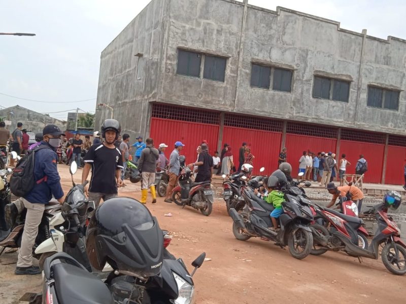 Warga Sei Nayon Tolak pemagaran oleh pihak perusahaan. Foto: warga untuk INIKEPRI.COM 