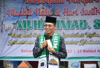 Wakil Wali Kota Batam Amsakar Achmad menyampaikan kata sambutan. Foto: INIKEPRI.COM