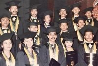 Momen saat Jokowi wisuda di UGM. Foto: Istimewa 