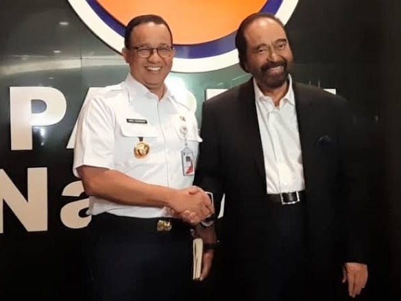 Anies Baswedan dan Surya Paloh. Foto: Partai NasDem 