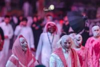 Warga Arab Saudi merayakan pesta Halloween yang dinamai Event Scary Weekend atau Pekan Menyeramkan. Digelar selama dua hari pada 27-28 Oktober di Riyadh, ibu kota Arab Saudi. Foto: Istimewa 
