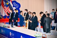 Presiden Joko Widodo saat di Konferensi Tingkat Tinggi (KTT) ASEAN di Kamboja, pada Kamis (10/11/2022). Foto: BPMI Setpres