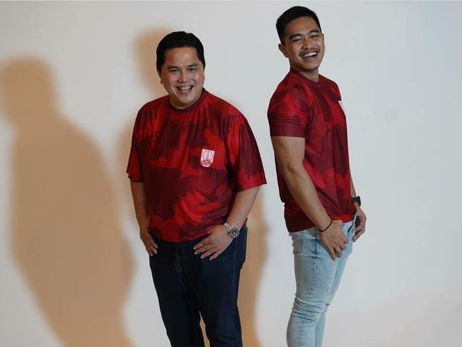 Erick Thohir dan Kaesang Pangarep. Foto: Instagram @erickthohir
