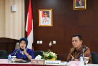 kunjungan Tim Penyusunan Peta Jalan Transformasi Ekonomi Provinsi Kepulauan Riau dan Rencana Pilot Project N219A Kementrian BPN/Bappenas RI. Foto: Diskominfo Kepri 