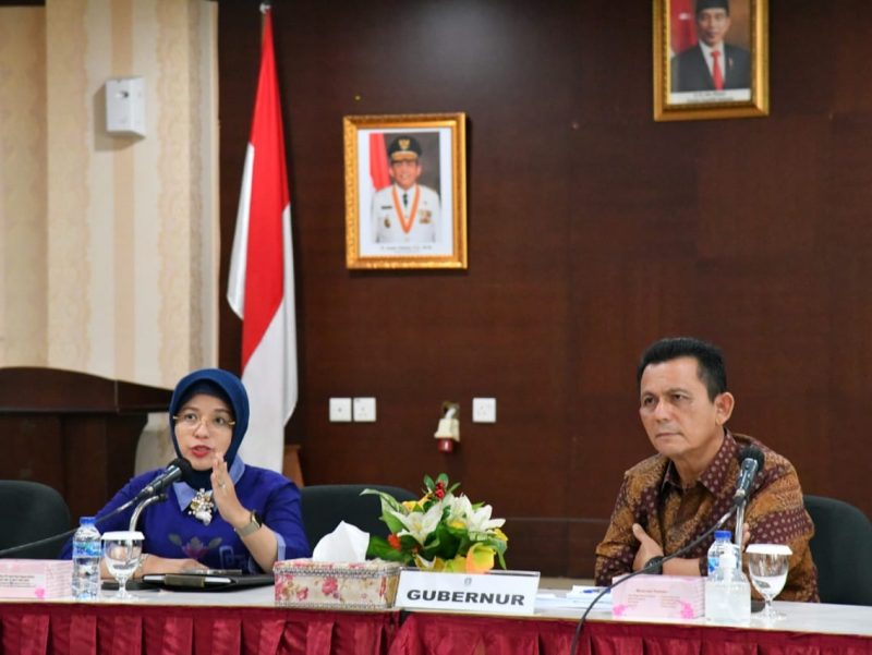 kunjungan Tim Penyusunan Peta Jalan Transformasi Ekonomi Provinsi Kepulauan Riau dan Rencana Pilot Project N219A Kementrian BPN/Bappenas RI. Foto: Diskominfo Kepri