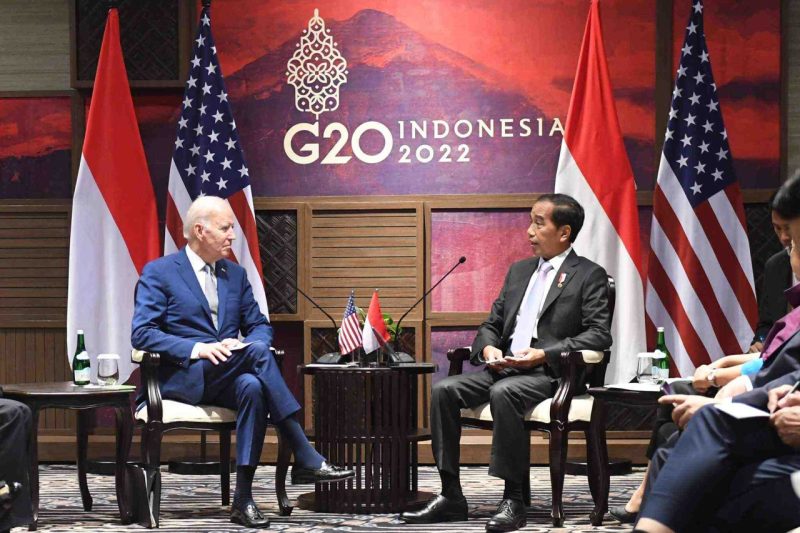 Presiden Joko Widodo bersama presiden USA Joe Biden. Foto: Istimewa 