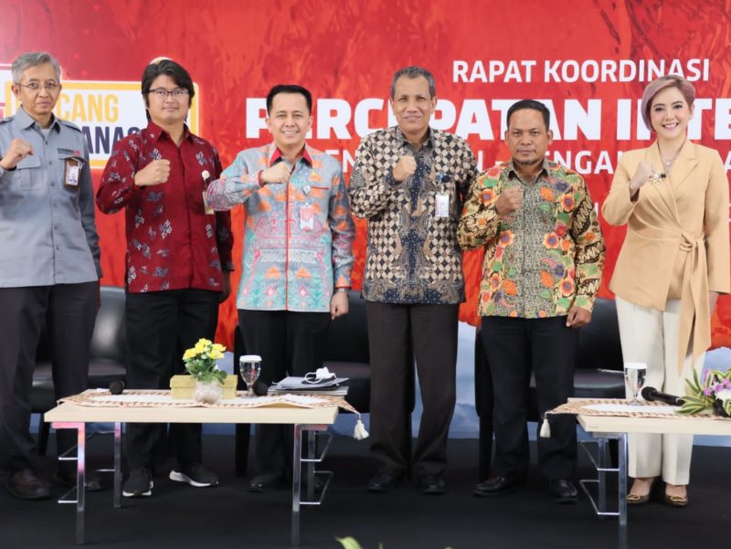 Rapat Koordinasi Percepatan Integrasi Perencanaan - Penganggaran Daerah di Gedung Komisi Pemberantasan Korupsi (KPK) RI. Foto:Diskominfo Kepri 