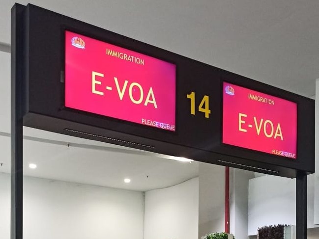Konter E-VoA. Foto: Imigrasi 