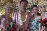 Pengantin Viral. Foto: Tiktok 