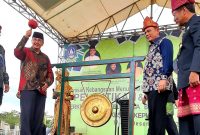 Gubernur Kepulauan Riau H. Ansar Ahmad menghadiri pelantikan sekaligus pengukuhan Keluarga Besar Sumatera Selatan (PKBSS). Foto: Diskominfo Kepri 