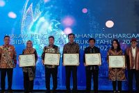 Malam Penghargaan Jasa Konstruksi 2022 di Palma Room, Courtyard by Marriott, Bali. Foto: Diskominfo Kepri 