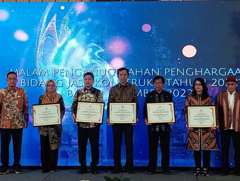 Malam Penghargaan Jasa Konstruksi 2022 di Palma Room, Courtyard by Marriott, Bali. Foto: Diskominfo Kepri 