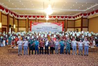 Pemberian Sertifikat Tanah Kepada Perwakilan Kota Tanjungpinang dan Kabupaten Bintan di Aula Wan Seri Beni, Dompak, Tanjungpinang. Foto: Diskominfo Kepri 