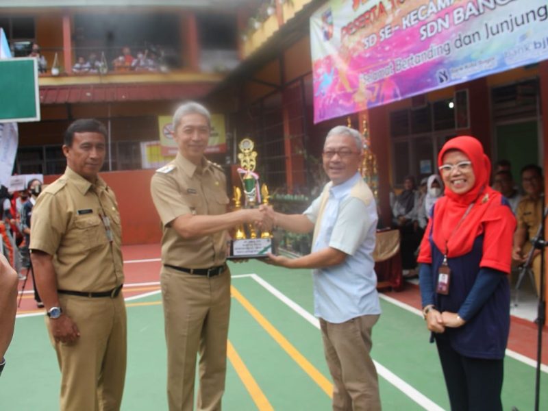 SDN BANGKA 3 Kota Bogor Mengadakan Tournamen Bola Voly Mini se-Kecamatan Bogor Timur yang di ikuti sebanyak 16 SDN se-Kecamatan Bogor Timur, Senin 11 Desember 2022. Foto: Dok. Panitia