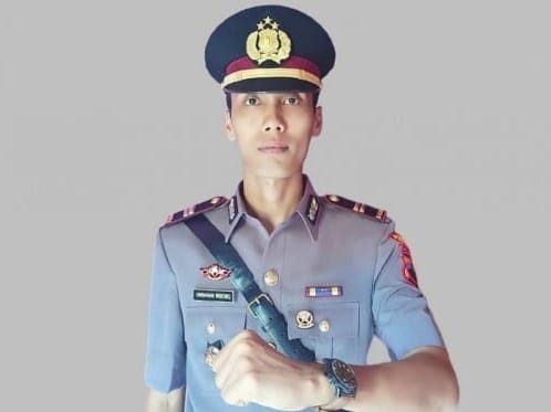 14 Tahun Jadi Wartawan, Kini Dilantik Jadi Kapolsek Kradenan, Blora. Foto : antvklik-Agung