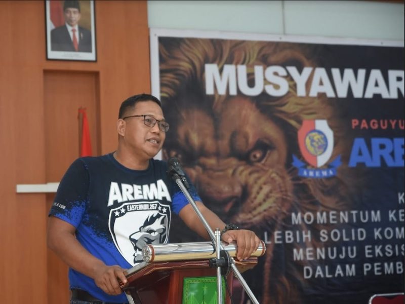 Teguh GM atau akrab dipanggil Anto Panjang terpilih menjadi ketua Paguyuban Keluarga Besar Arema Batam (PKBAB) Kota Batam. Foto: INIKEPRI.COM 