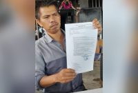 Horas Parulian Siringo-ringo, warga Sei Nayon. Foto: INIKEPRI.COM