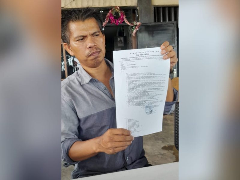 Horas Parulian Siringo-ringo, warga Sei Nayon. Foto: INIKEPRI.COM 